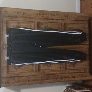 Blsck/White Athletic Pants